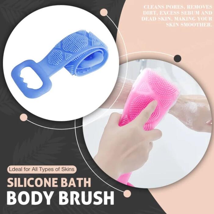 Silicone rubbing towel men and women strong rubbing back