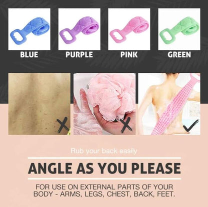 Silicone rubbing towel men and women strong rubbing back
