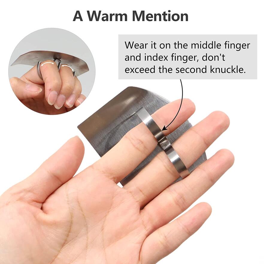 Stainless steel finger guard（2pcs）