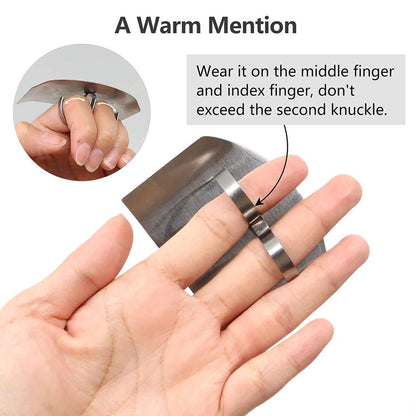 Stainless steel finger guard（2pcs）
