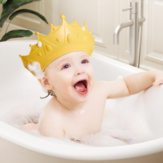 Baby crown shampoo cap