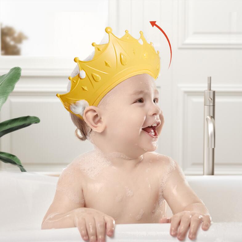 Baby crown shampoo cap