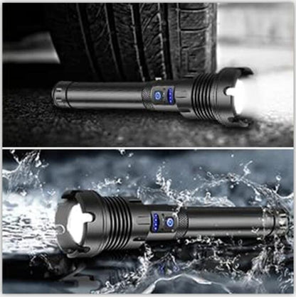 LED Rechargeable Tactical Laser Flashlight
