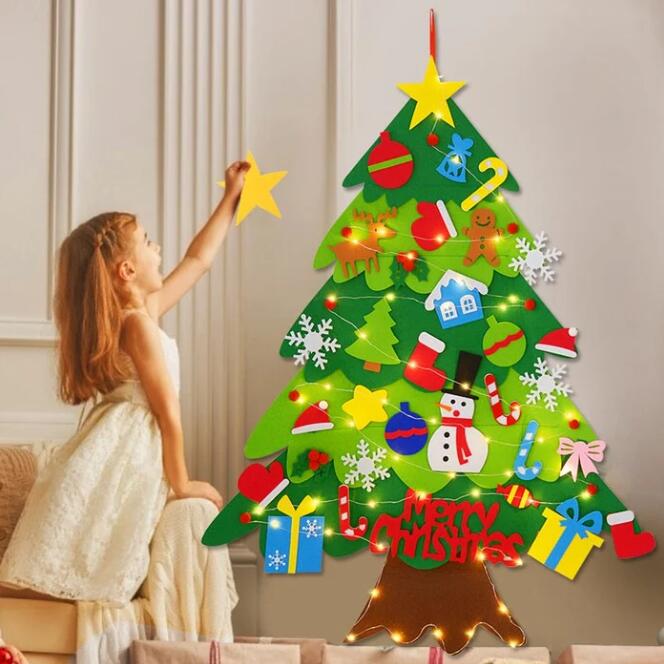 DIY Felt Christmas Tree Set