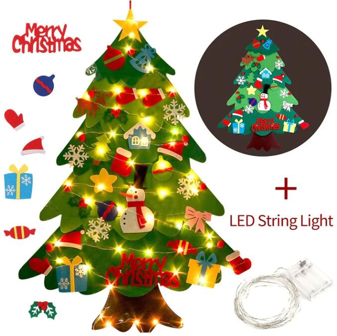 DIY Felt Christmas Tree Set