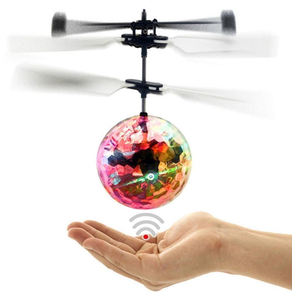 LED induction flying ball