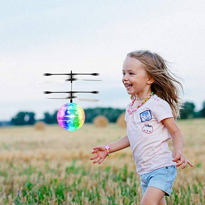 LED induction flying ball