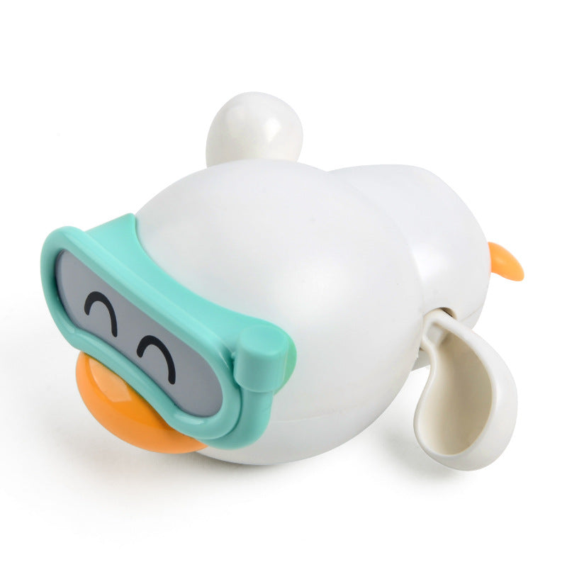 Swimming duck