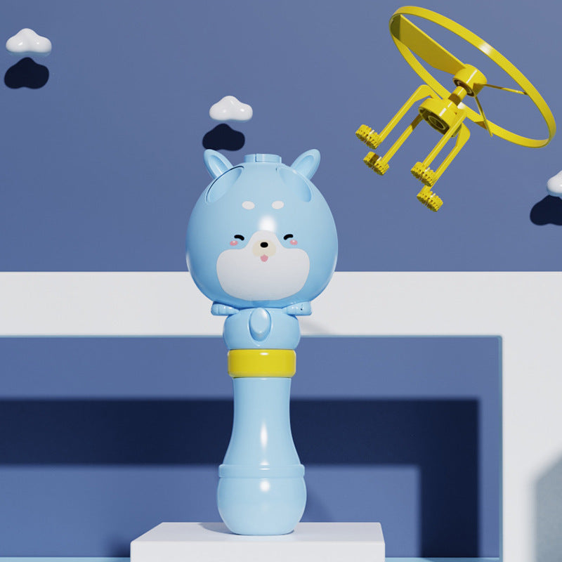 2021 New Flying Bamboo Dragonfly Bubble Machine