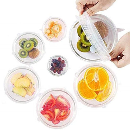 Adjustable Silicone Stretch Lids And Seal Food And Bowl Covers