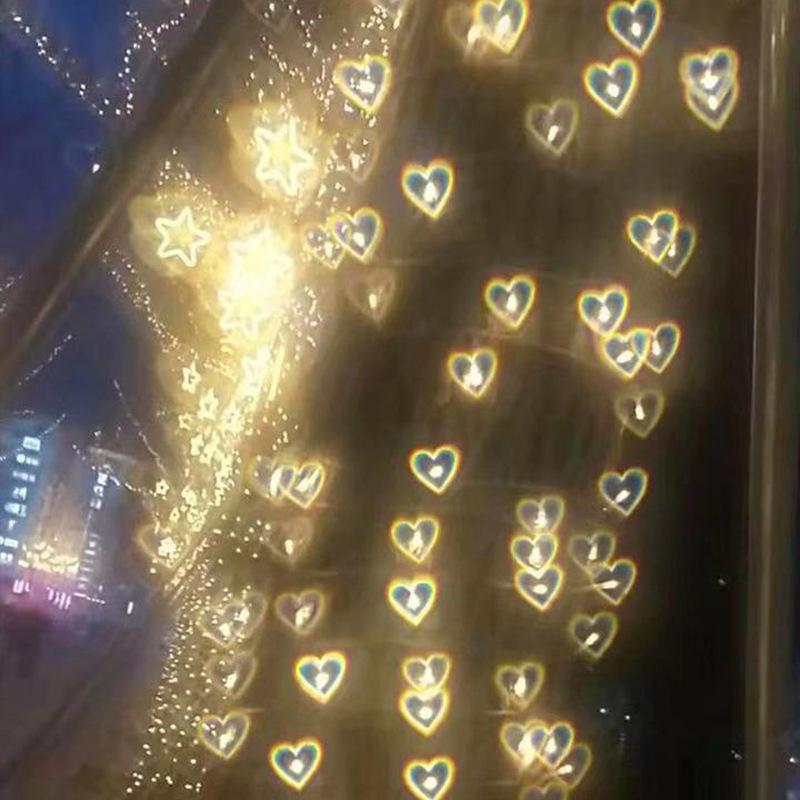 3D Heart-shaped special effect glasses