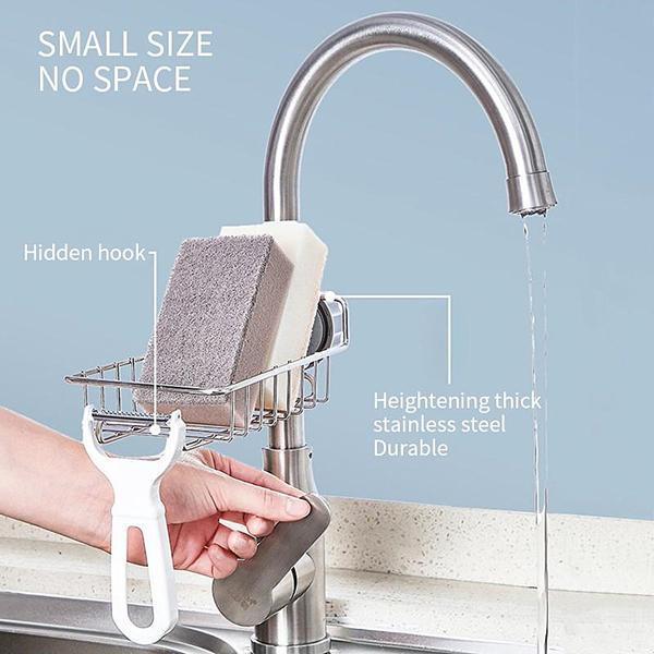 Multifunctional faucet storage rack