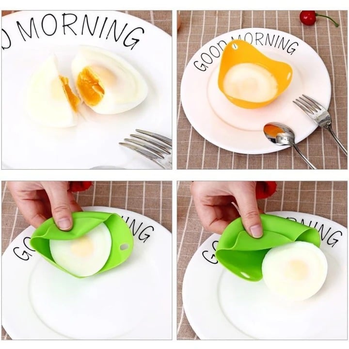 (💥New Year Specials💥- 50% OFF) Easy Silicone Egg Poacher (Set of 4)