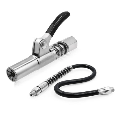 🎁2024 New Year Hot Sale🎁Strong Lock on Grease Couplers with Spring Flex Hose