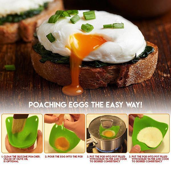 Silicone Egg Poachers（4pcs）
