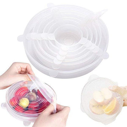 Adjustable Silicone Stretch Lids And Seal Food And Bowl Covers